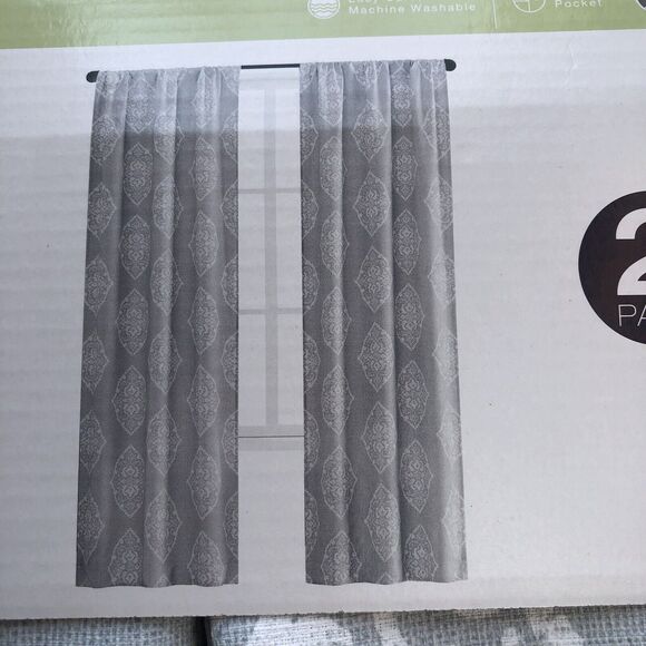 NEW CURTAIN The Big One Paisley Scroll Window Curtain Panel - Picture 11 of 16